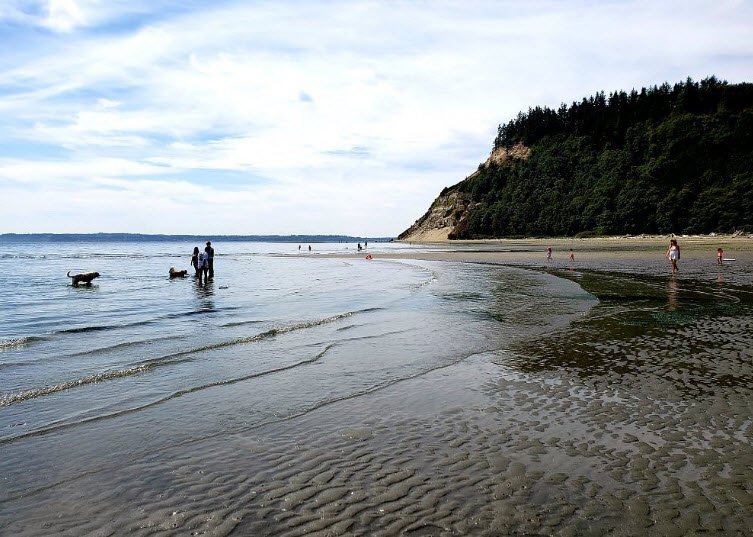 Double Bluff Beach and Off Leash Area, Washington, USA